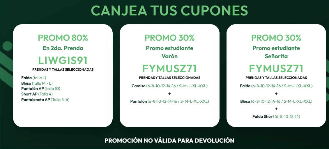 Canjea tus cupones