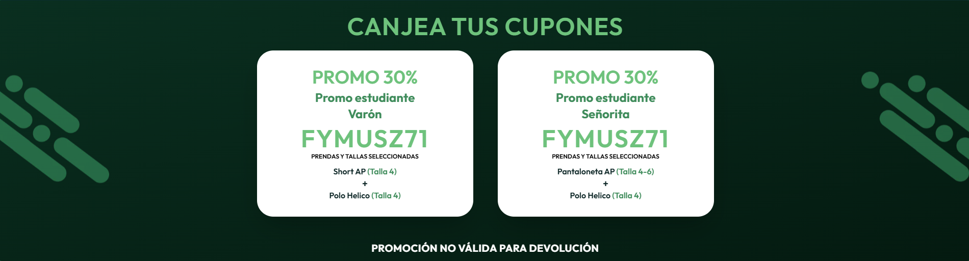 Canjea tus cupones