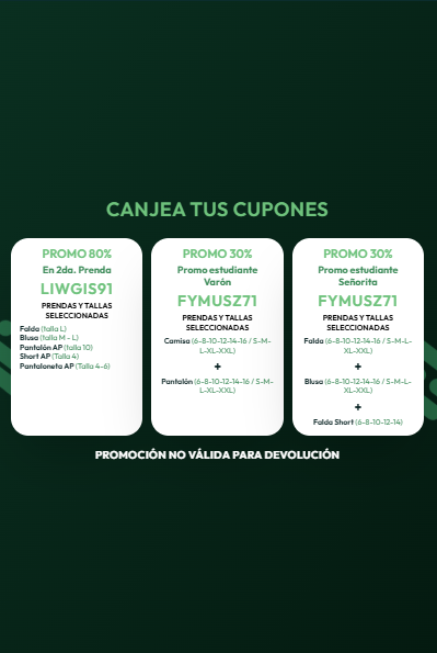 Canjea tus cupones